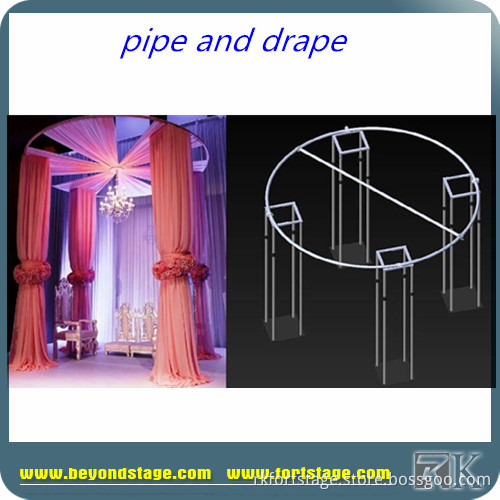 Aluminum pipe and drape kits/Wedding Backdrop for sale in China
